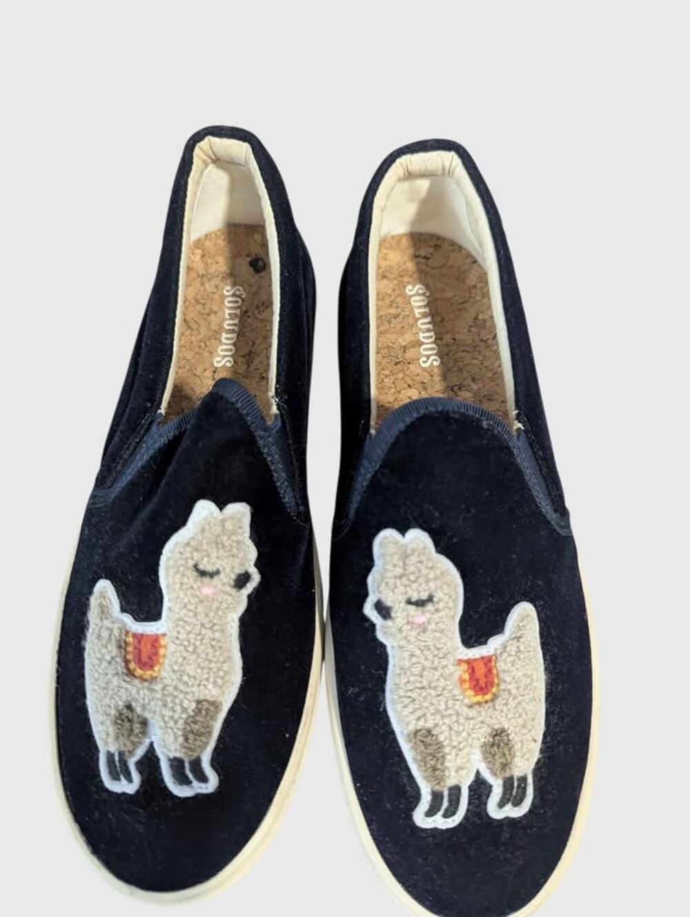 Soludos Llama Velvet Slip-On Sneakers